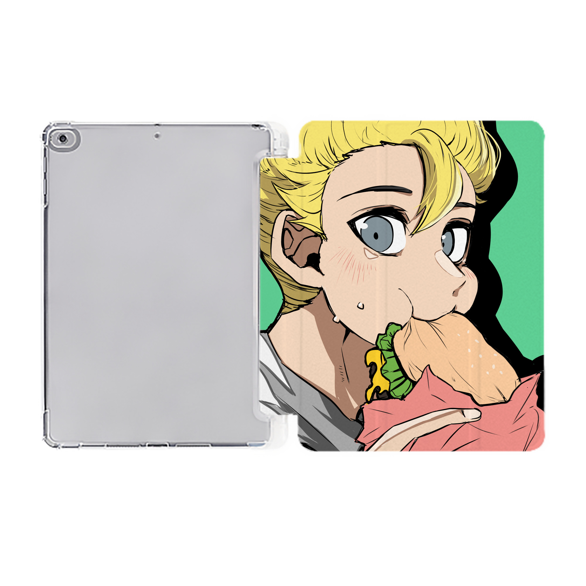 （画像用） 東京リベンジャーズ Tokyo Revengers IPad ケース ペン収納付き 三つ折りスタンド PUレザー×シリコン 対応機種9.5/10.5/10.9インチ